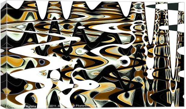 Wave Abstract V Canvas Print by Natalie Kinnear