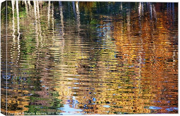 Autumn Reflections I Canvas Print by Natalie Kinnear