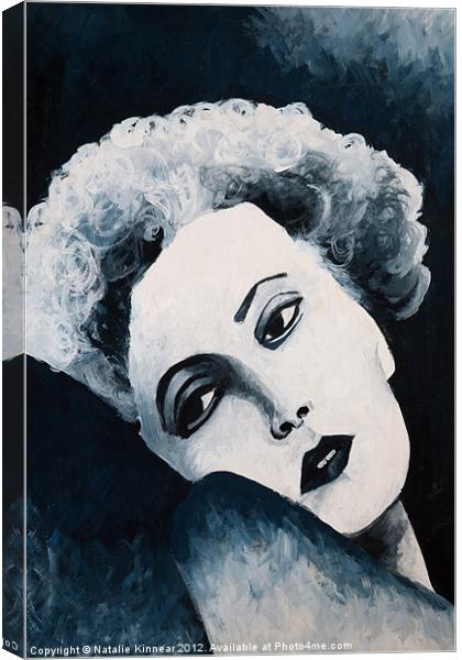 Marilyn Monroe Canvas Print by Natalie Kinnear