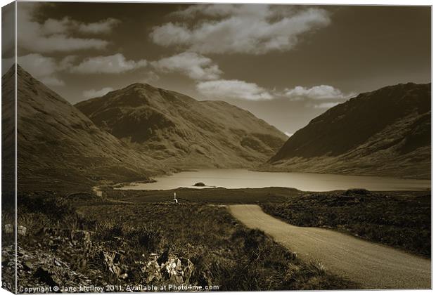 Doolough Pass, County Mayo, Ireland Canvas Print by Jane McIlroy