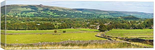 Hope Valley, Derbyshire, England Canvas Print by Jane McIlroy