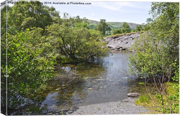  Llyn Padarn Canvas Print by Jane McIlroy