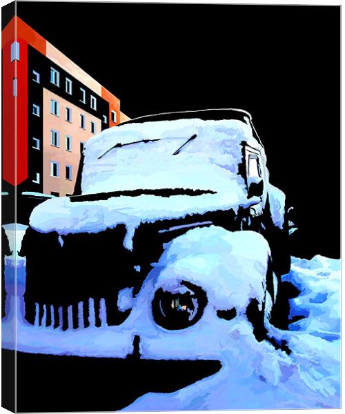Winter Gaz Canvas Print by Trevor Butcher