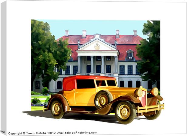 Palace Cadillac Canvas Print by Trevor Butcher