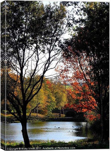 Yorkshire Sculpture Park Canvas Print by Nicky Vines