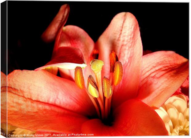 Lush Lilly Canvas Print by Nicky Vines