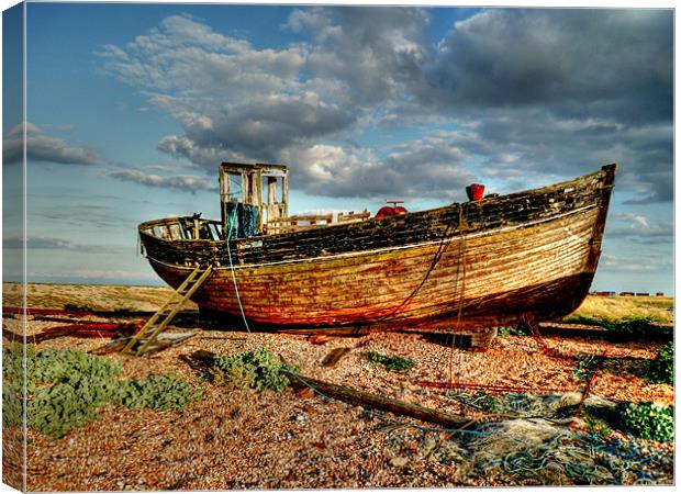 Dungeness boat Canvas Print by Nicky Vines