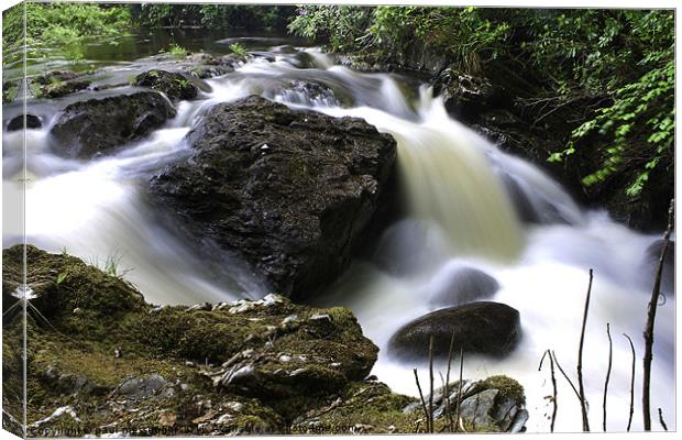 Flowing fast Canvas Print by Paul Messenger