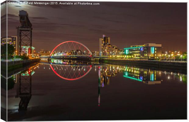 The Clyde Arc Canvas Print by Paul Messenger