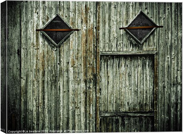 weathered Canvas Print by Jo Beerens