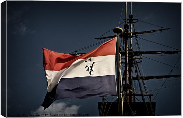 dutch flag Canvas Print by Jo Beerens