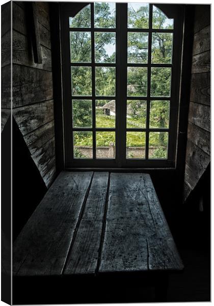 the view from the attic window Canvas Print by Jo Beerens