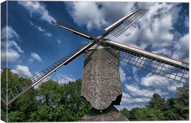 windmill Canvas Print by Jo Beerens