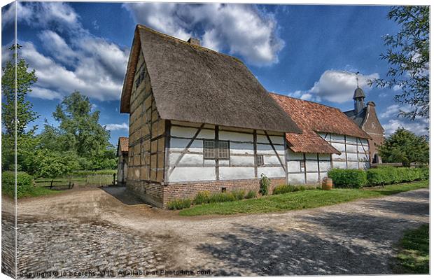 old farm Canvas Print by Jo Beerens