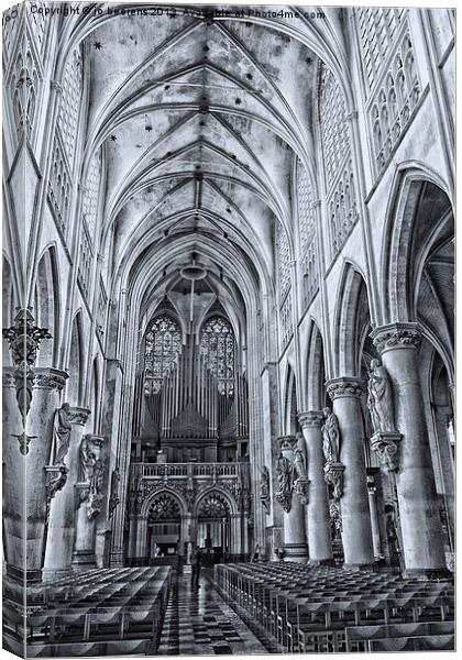 church interior Canvas Print by Jo Beerens