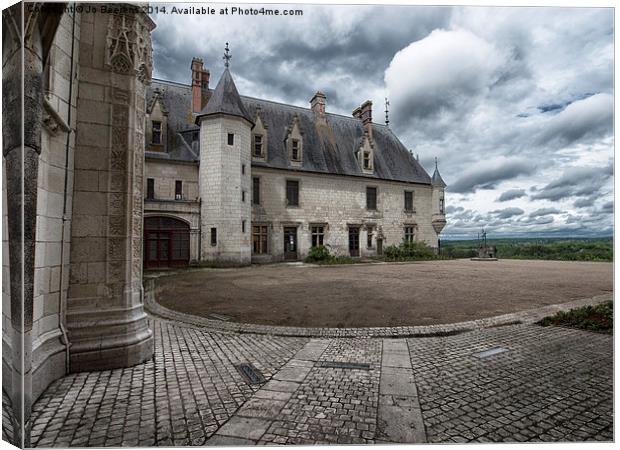 the courtyard Canvas Print by Jo Beerens