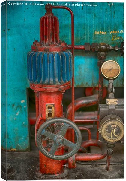 fluid pump Canvas Print by Jo Beerens