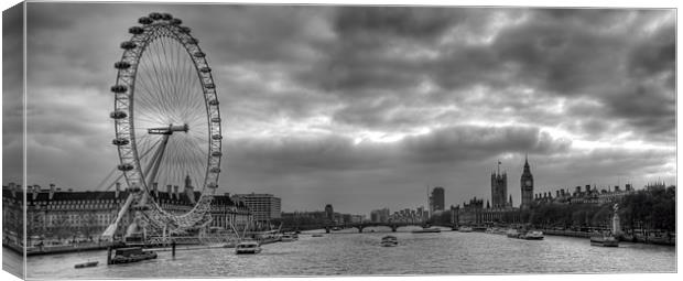 the eye and the tower Canvas Print by Dean Messenger