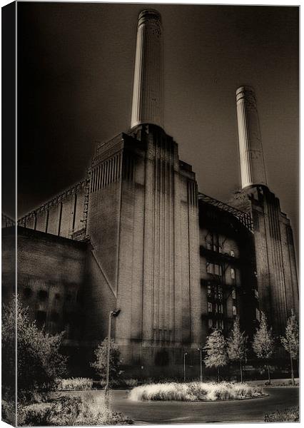 battersea Power station Canvas Print by Dean Messenger