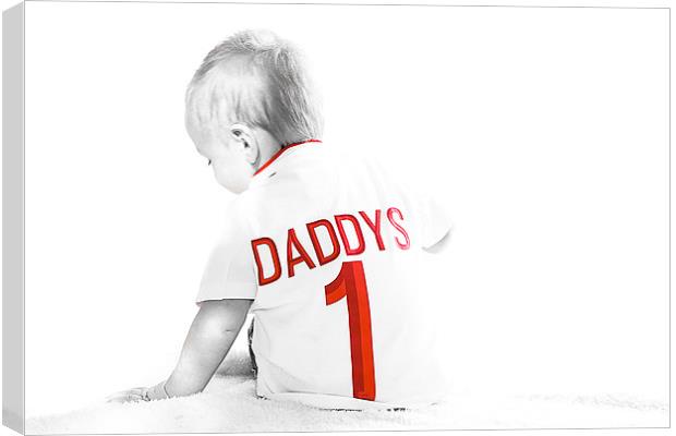Daddys Number 1 Canvas Print by Dean Messenger