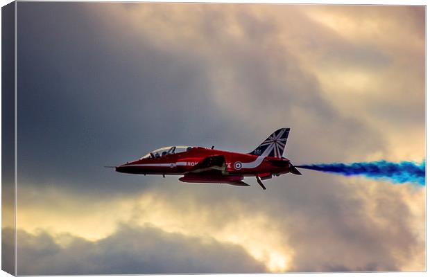 Solo Red Arrow Canvas Print by Dean Messenger