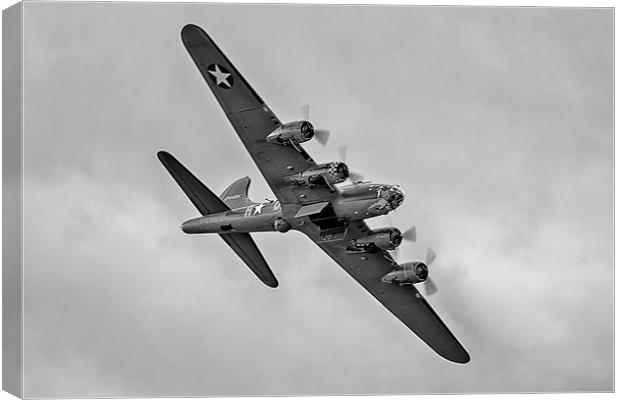 Memphis Belle Canvas Print by Dean Messenger