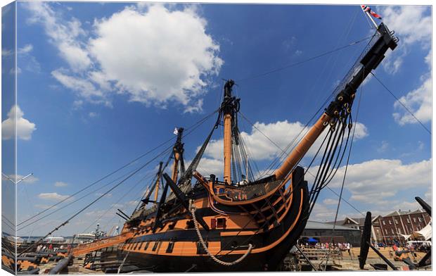  HMS Victory Canvas Print by Dean Messenger