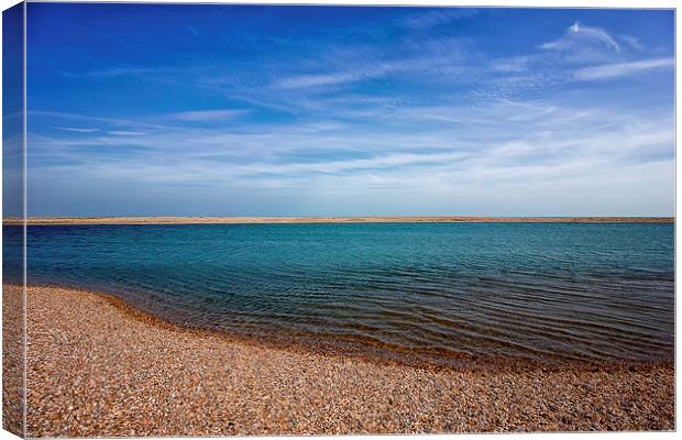  Pagham Harbour Inlet Canvas Print by Dean Messenger