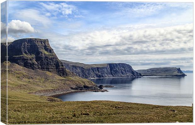 Neist Point Isle of Skye Canvas Print by Fiona Messenger