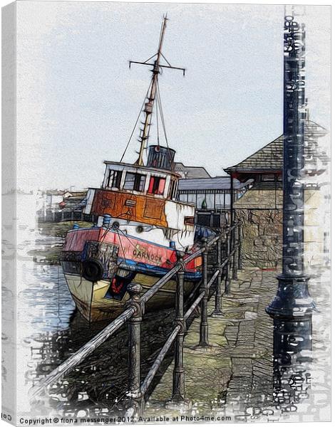 The Garnock Canvas Print by Fiona Messenger