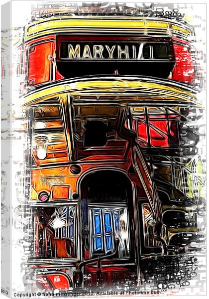 Last Stop Maryhill Canvas Print by Fiona Messenger