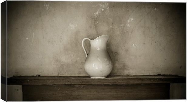  little white jug Canvas Print by karen shivas