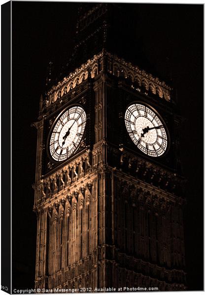 Big Ben Canvas Print by Sara Messenger