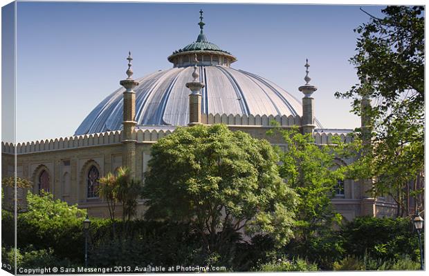 Brighton Dome Canvas Print by Sara Messenger