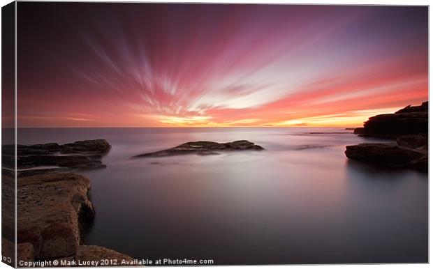 The Passage to Sydney Canvas Print by Mark Lucey