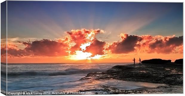 Blessed Fishermen Canvas Print by Mark Lucey