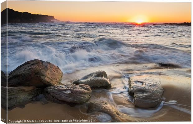 Golden Sand Canvas Print by Mark Lucey