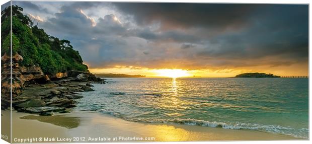Rays of Congwong Bay Canvas Print by Mark Lucey