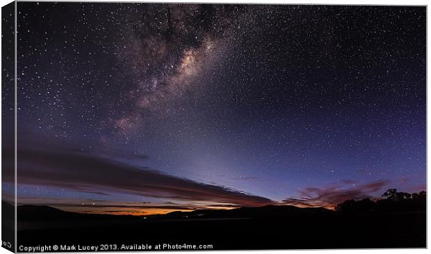 Dance of the Sky Canvas Print by Mark Lucey