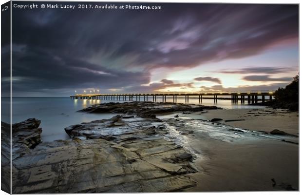 The Pier @ Lorne Canvas Print by Mark Lucey
