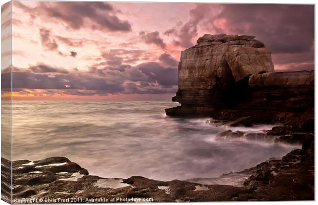 The Cove at Pulpit Canvas Print by Chris Frost