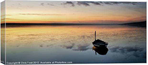 Abandoned at the Chesil Canvas Print by Chris Frost