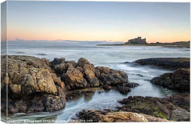 Path to Bamburgh Castle Canvas Print by Chris Frost