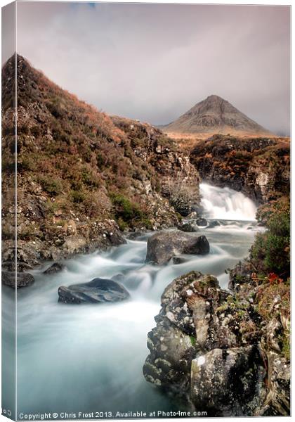Fairy Pool Way Canvas Print by Chris Frost