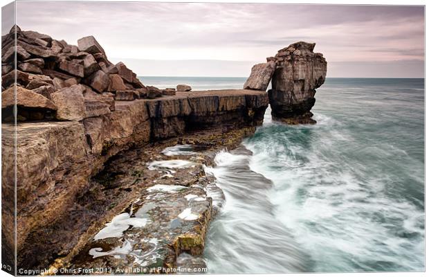 Pulpit Rock Swell Canvas Print by Chris Frost