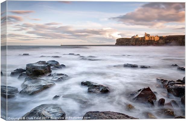 The Priory at Tynemouth Canvas Print by Chris Frost
