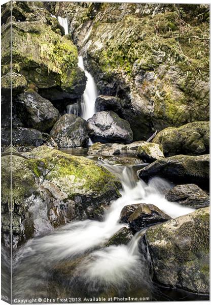 Lodore Waterfall Canvas Print by Chris Frost