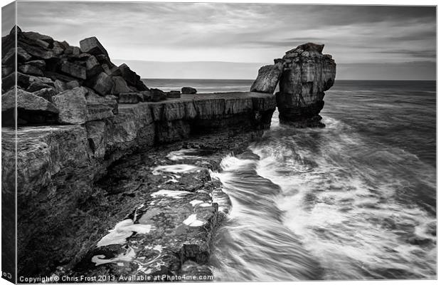 Pulpit Rock Swell Canvas Print by Chris Frost
