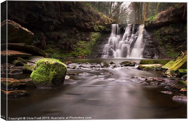 Goitstock Waterfall Canvas Print by Chris Frost
