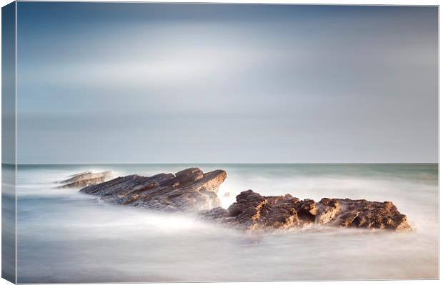 Peverill Point, Swanage Canvas Print by Chris Frost